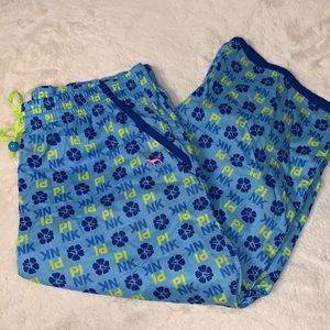 XS Victoria’s Secret PINK VINTAGE 100% cotton tropical print pajama Capri pants